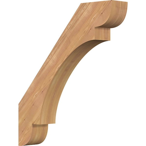 Ekena Millwork 5 1/2"W x 30"D x 34"H Olympic Smooth Knee Brace, Western Red Cedar BRC06X30X34OLY00SWR - main